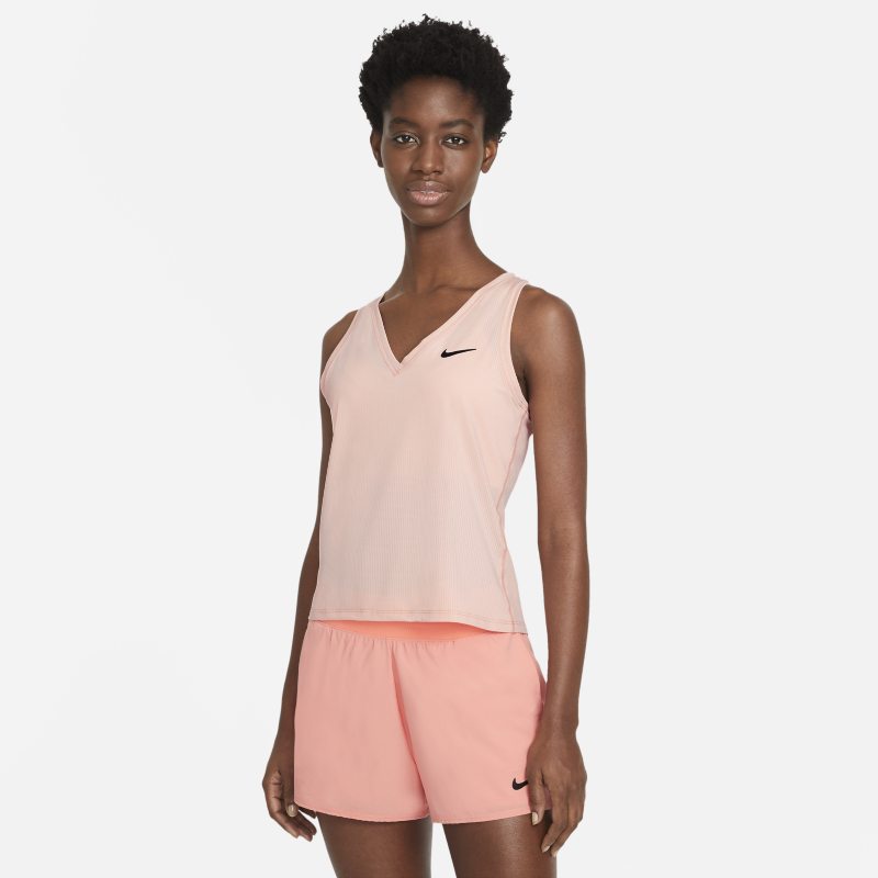 Damska koszulka bez rękawów do tenisa NikeCourt Victory - Różowy