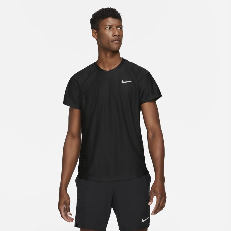 NikeCourt Dri-FIT Advantage Camiseta de tenis - Hombre - Negro Nike