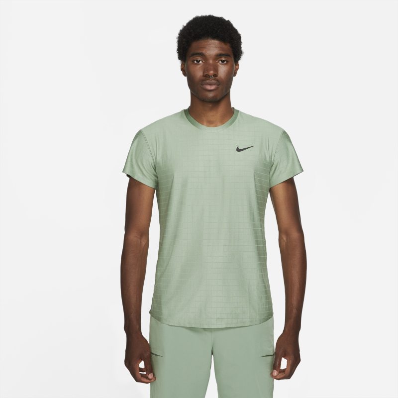 Męska koszulka do tenisa NikeCourt Dri-FIT Advantage - Zieleń