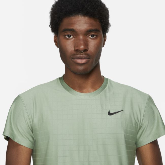Męska koszulka do tenisa NikeCourt Dri-FIT Advantage - Zieleń