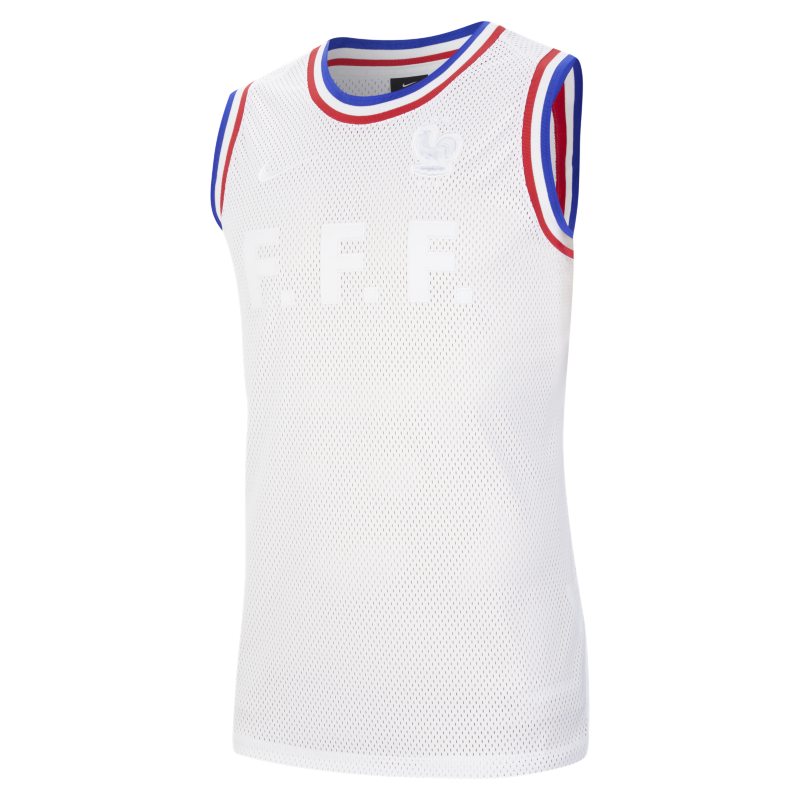 FFF Camiseta de baloncesto sin mangas - Hombre - Blanco