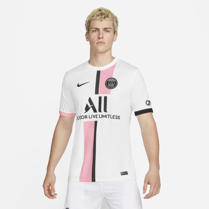 Segunda equipación Stadium París Saint-Germain 2021/22 Camiseta de fútbol Nike Dri-FIT - Hombre - Blanco