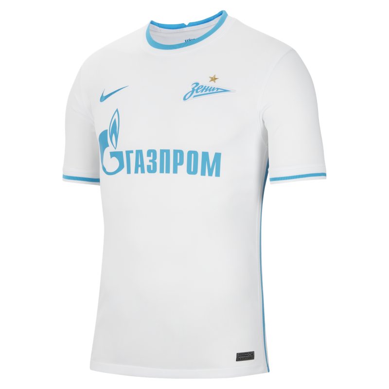 Segunda equipación Stadium Zenit de San Petersburgo 2021/22 Camiseta de fútbol Nike Dri-FIT - Hombre - Blanco