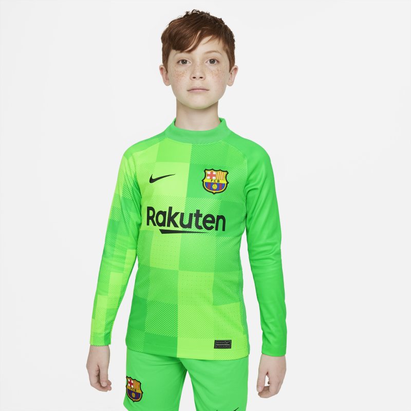 Equipación de portero Stadium FC Barcelona 2021/22 Camiseta de fútbol de manga larga - Niño/a - Verde