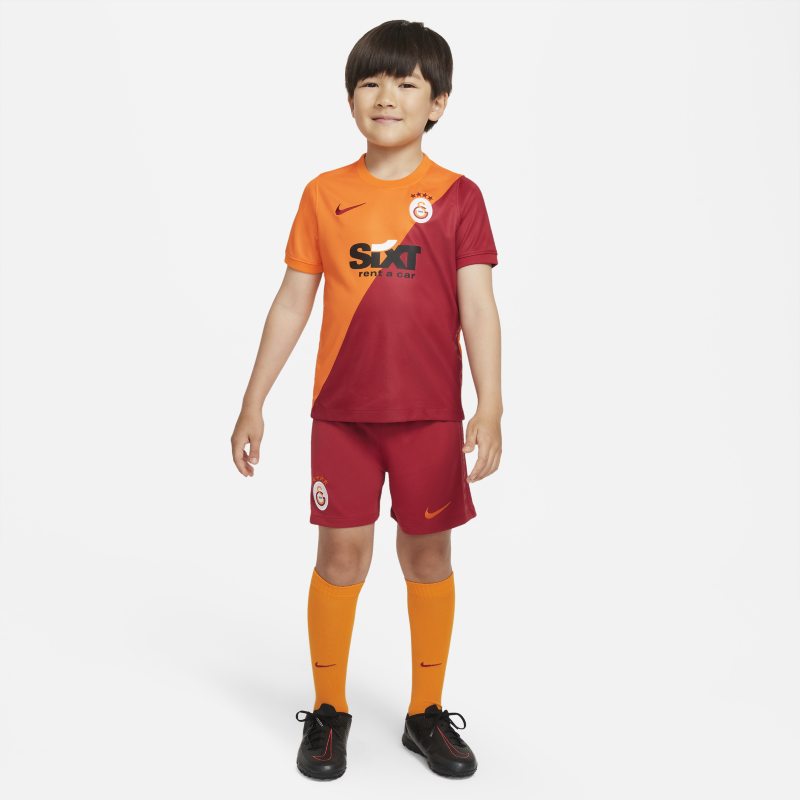 Primera equipación Galatasaray 2021/22 Equipación de fútbol - Niño/a pequeño/a - Naranja
