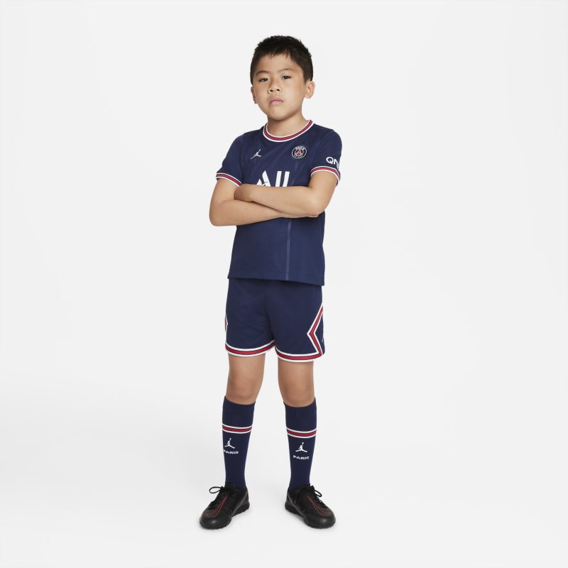 Primera equipación París Saint-Germain 2021/22 Equipación de fútbol - Niño/a pequeño/a - Azul Nike