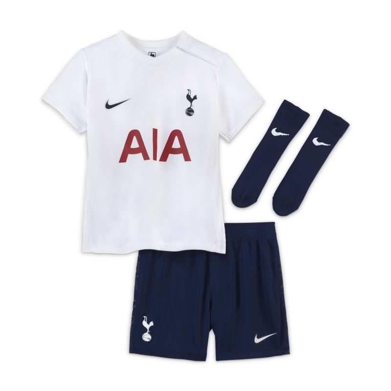  Primera equipaciión Tottenham Hotspur FC 2021/22 Equipación de fútbol - Bebé e infantil - Blanco