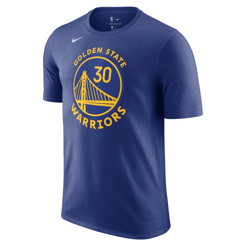 T-shirt męski Nike NBA Stephen Curry Warriors - Niebieski