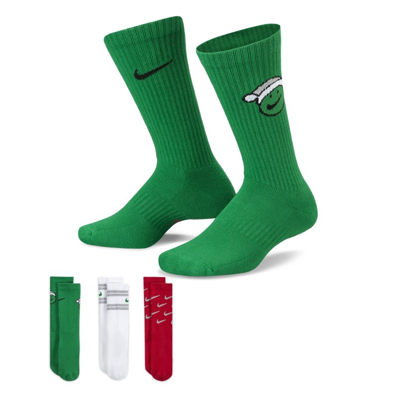 Nike Everyday Calcetines largos acolchados (3 pares) - Niño/a - Multicolor