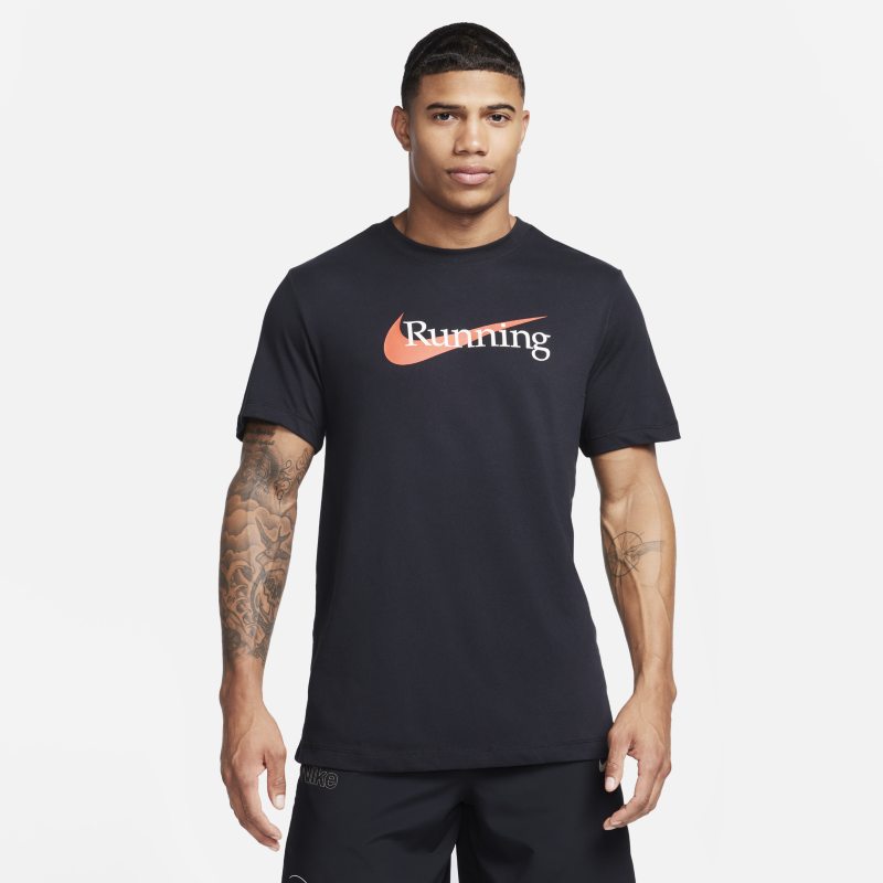 Nike Dri-FIT Camiseta de running - Hombre - Negro