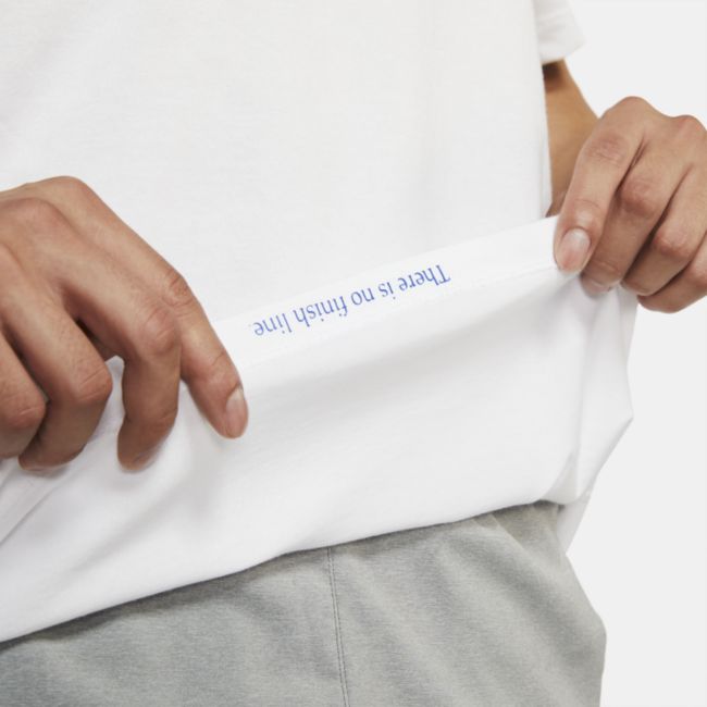 Męski T-shirt do biegania Nike Dri-FIT - Biel