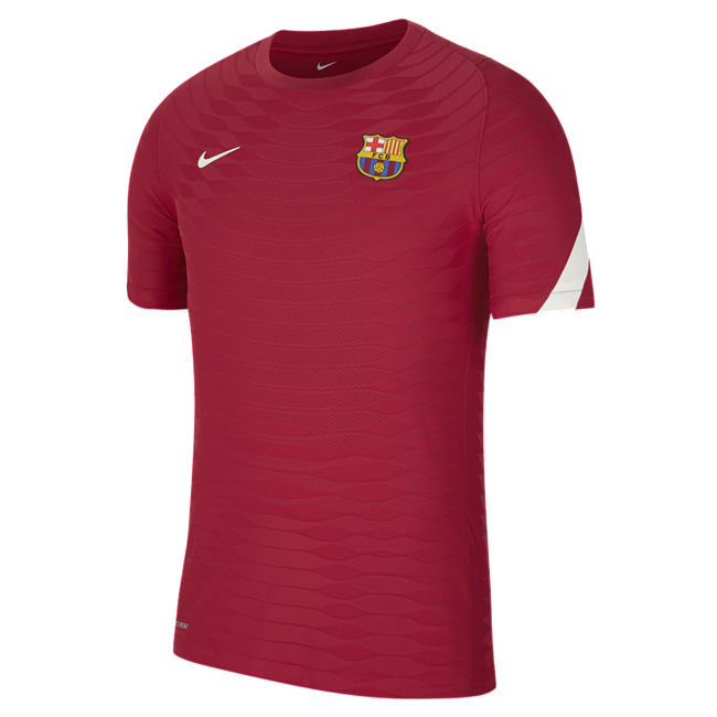 фото Мужская игровая футболка с коротким рукавом nike dri-fit adv fc barcelona elite - красный