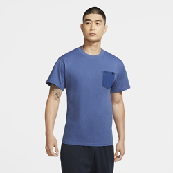39%OFF！ナイキ SB メンズ ポケット スケートボード Tシャツ CW1461-469 ブルーの大画像