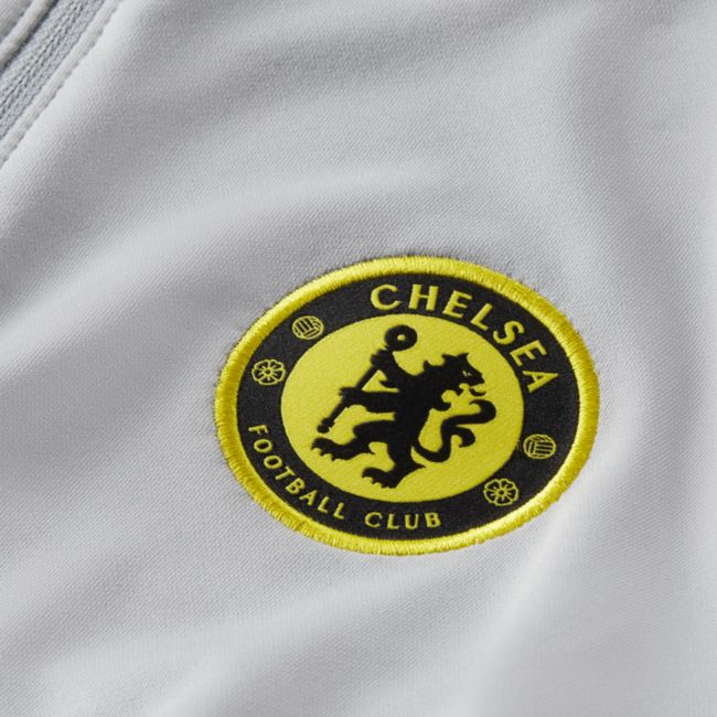 Męska treningowa koszulka piłkarska Nike Dri-FIT Chelsea FC Strike - Szary