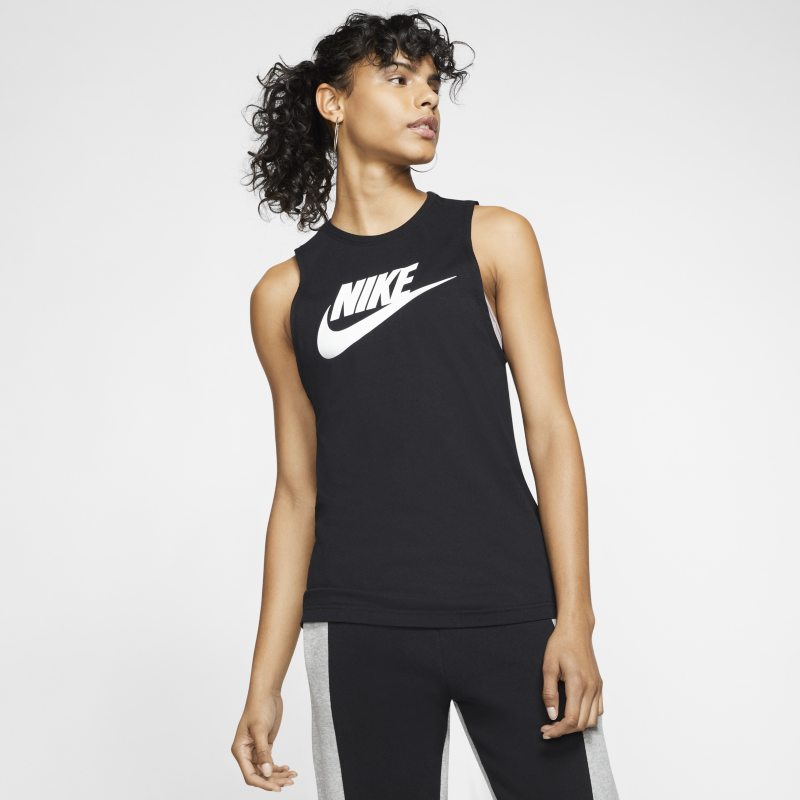 Nike Sportswear Camiseta de tirantes holgada - Mujer - Negro