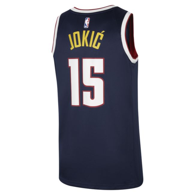 Koszulka Nike NBA Swingman Nikola Jokic Nuggets Icon Edition 2020 - Niebieski