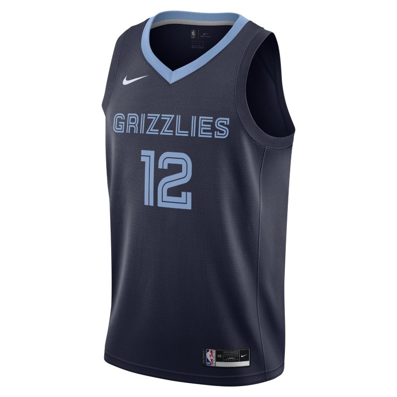 Ja Morant Grizzlies Icon Edition 2020 Camiseta Nike de la NBA Swingman - Azul