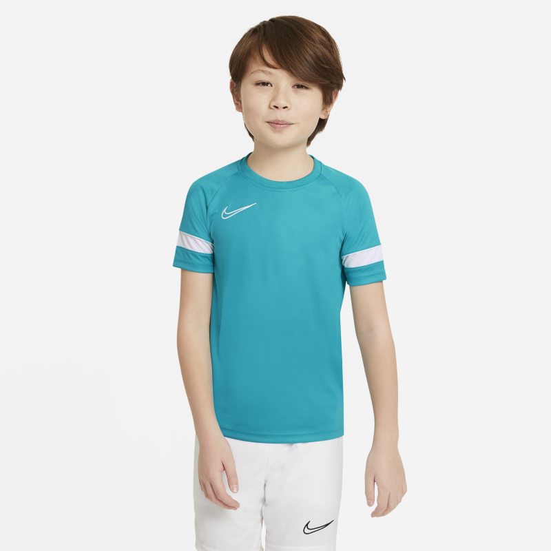 Nike Dri-FIT Academy Voetbaltop met korte mouwen voor kids - Blauw