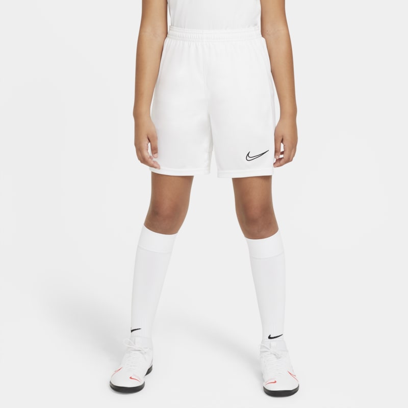 Nike Dri-FIT Academy Pantalón corto de fútbol de tejido Knit - Niño/a - Blanco