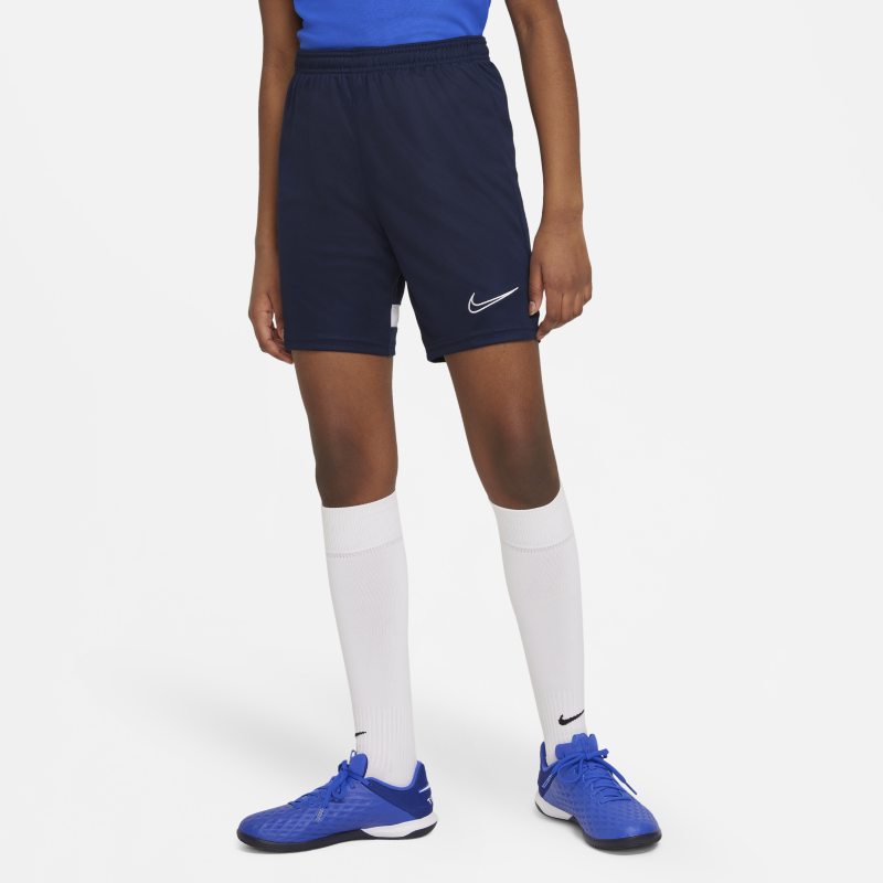 Nike Dri-FIT Academy Pantalón corto de fútbol de tejido Knit - Niño/a - Azul