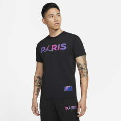 パリ サンジェルマン メンズ Tシャツ CZ0802-010 ブラックの大画像