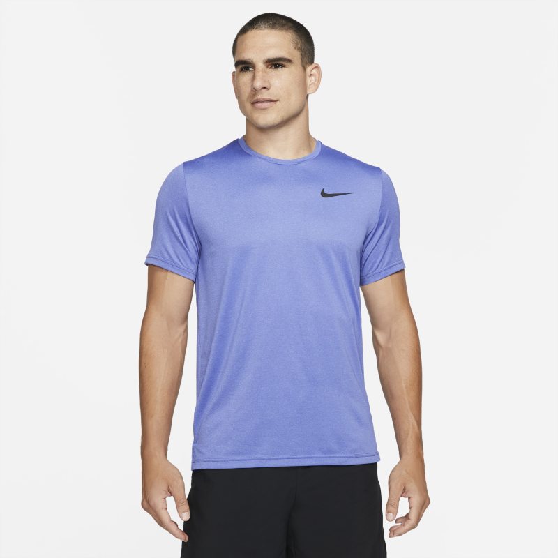 Męska koszulka z krótkim rękawem Nike Pro Dri-FIT - Niebieski