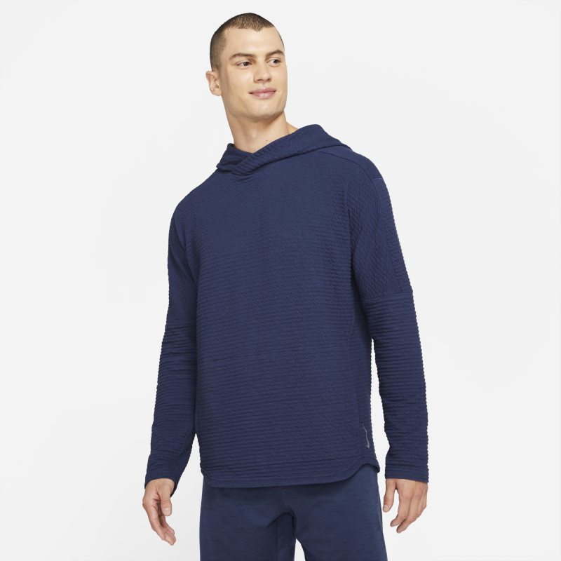 Męska bluza z kapturem Nike Yoga Nomad - Niebieski