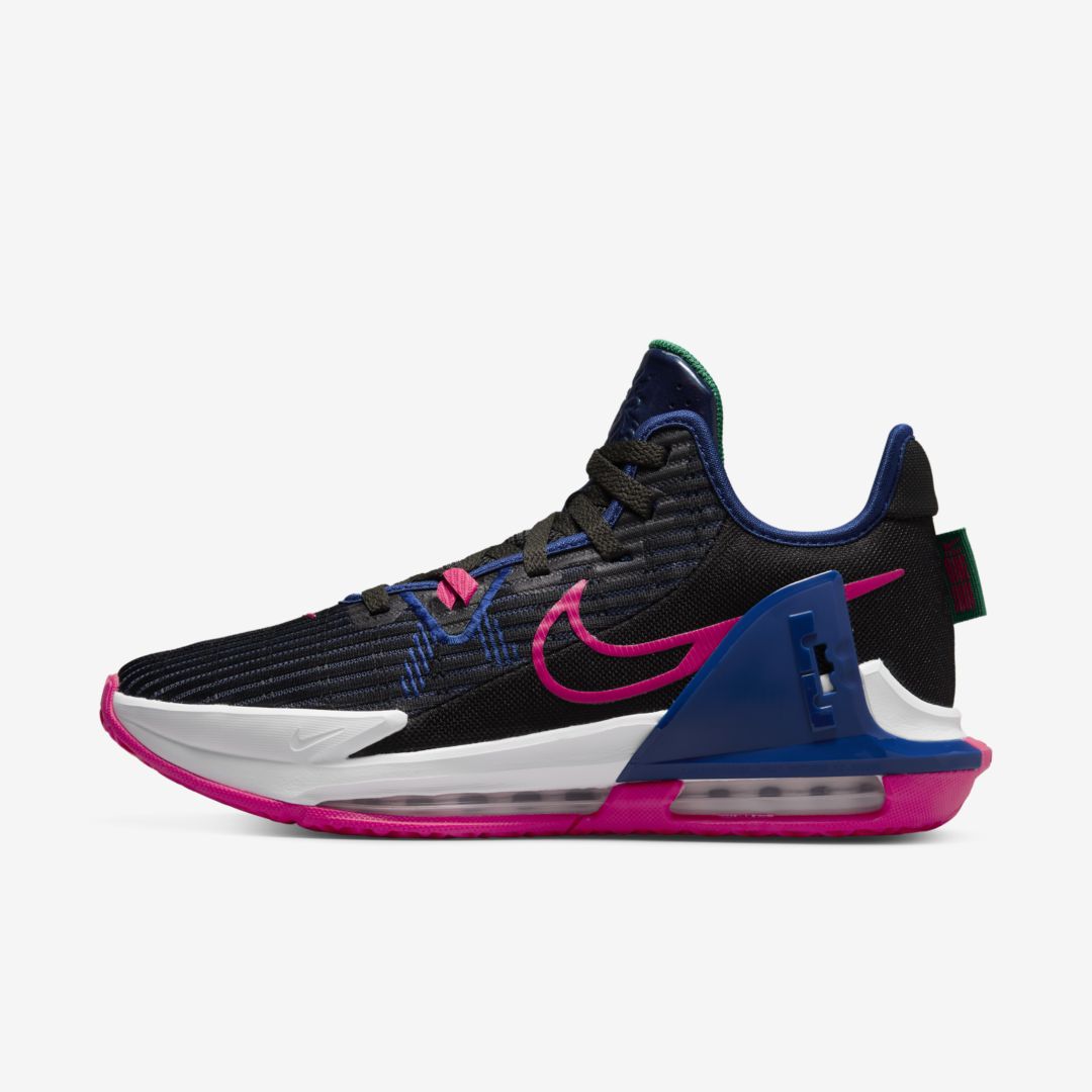 Nike Lebron Witness 6 Basketball Shoes In Black/siren Red/deep Royal ...