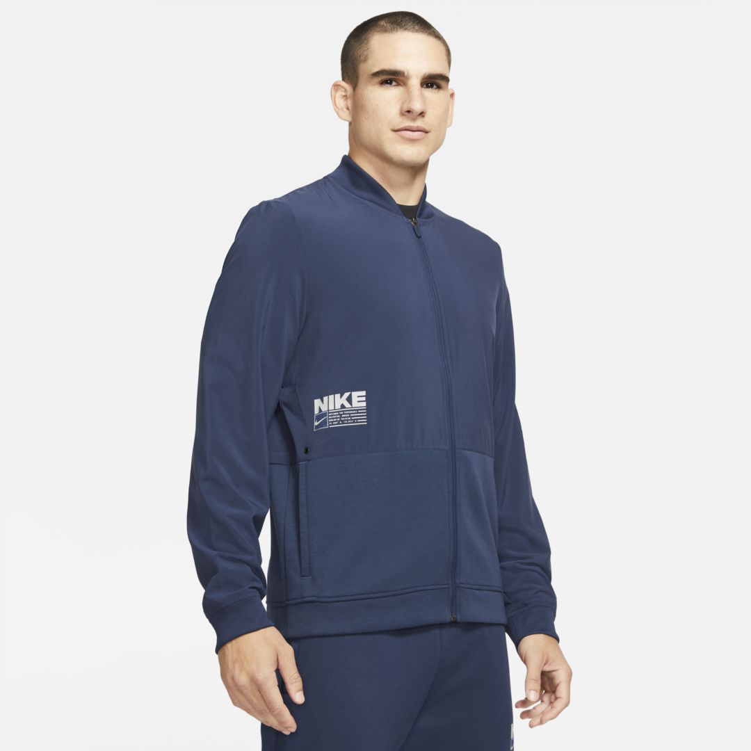 Nike Men's Dri-fit Training Jacket In Blue | ModeSens
