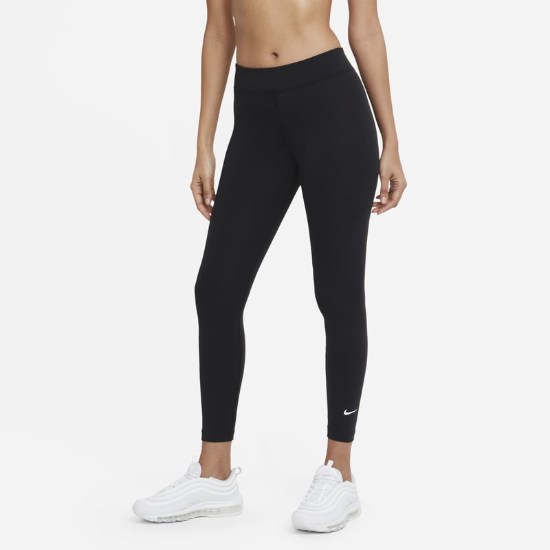 Nike Sportswear Essential Leggings de talle medio de 7/8 - Mujer - Negro