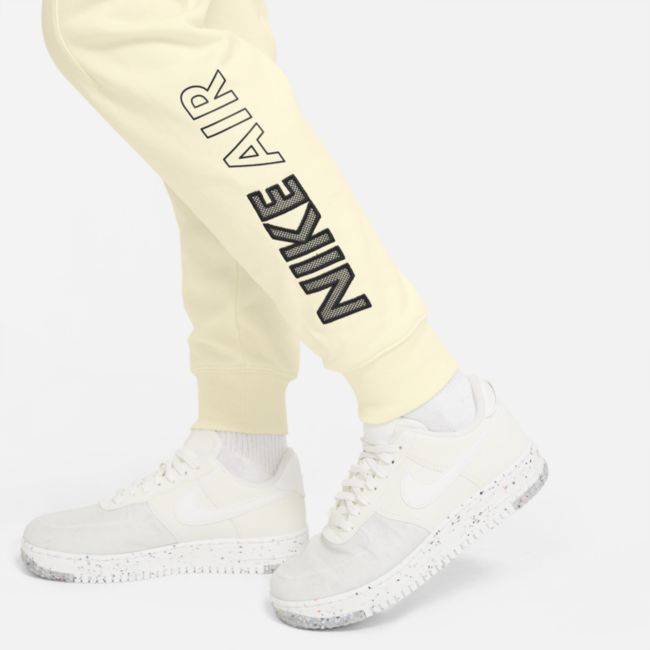 Damskie spodnie z dzianiny Nike Air - Biel
