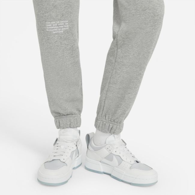 Damskie spodnie z dzianiny Nike Sportswear Swoosh - Szary