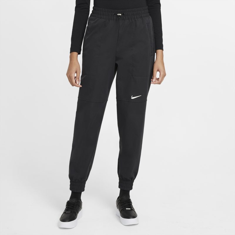 Nike Sportswear Swoosh Pantalón de tejido Woven - Mujer - Negro