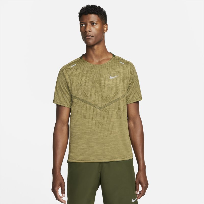 Nike Dri-FIT ADV Techknit Ultra Camiseta de running de manga corta - Hombre - Verde