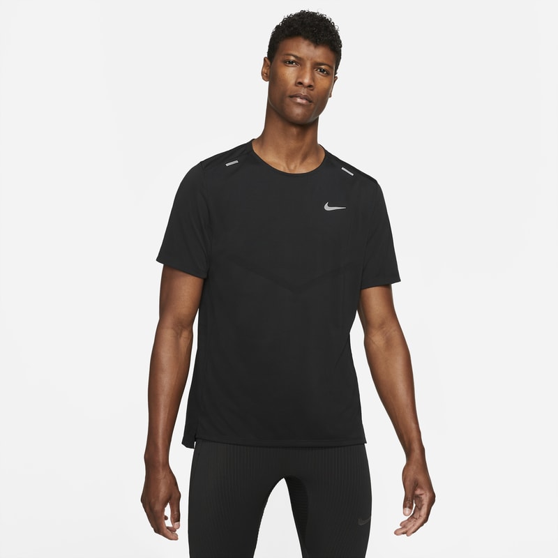 Nike Dri-FIT Rise 365 Camiseta de running de manga corta - Hombre - Negro