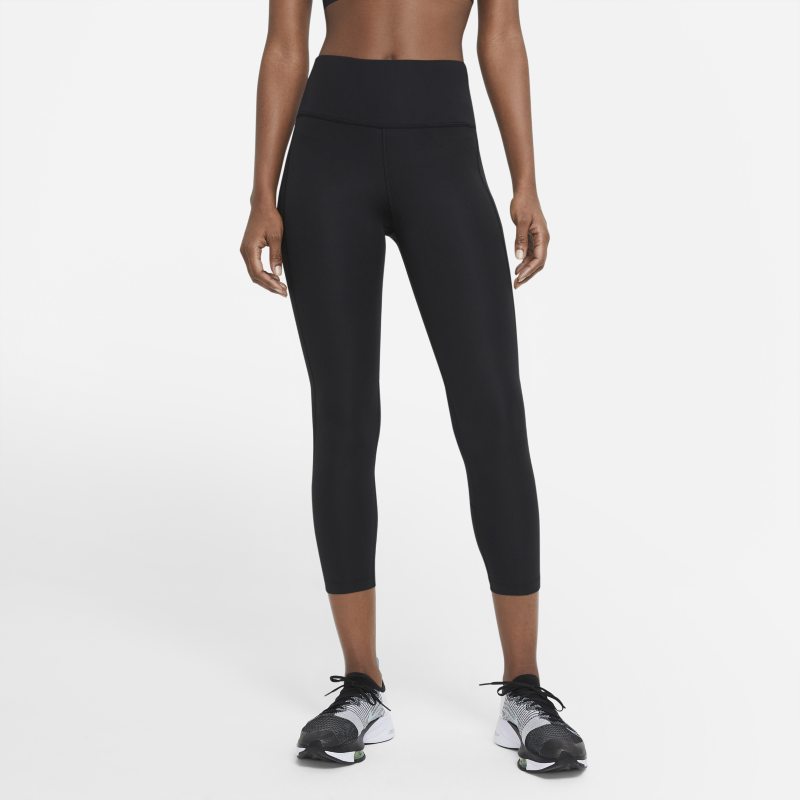 Nike Fast Leggings de running cortos de talle medio - Mujer - Negro Nike