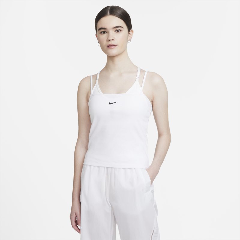 Damska koszulka bez rękawów Nike Sportswear Essentials - Biel