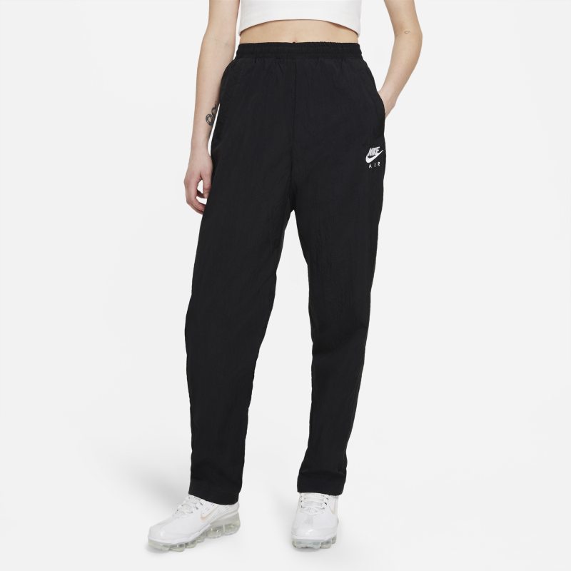 Damskie spodnie z tkaniny Nike Air - Czerń