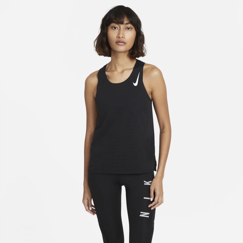 Nike AeroSwift Camiseta de running - Mujer - Negro Nike