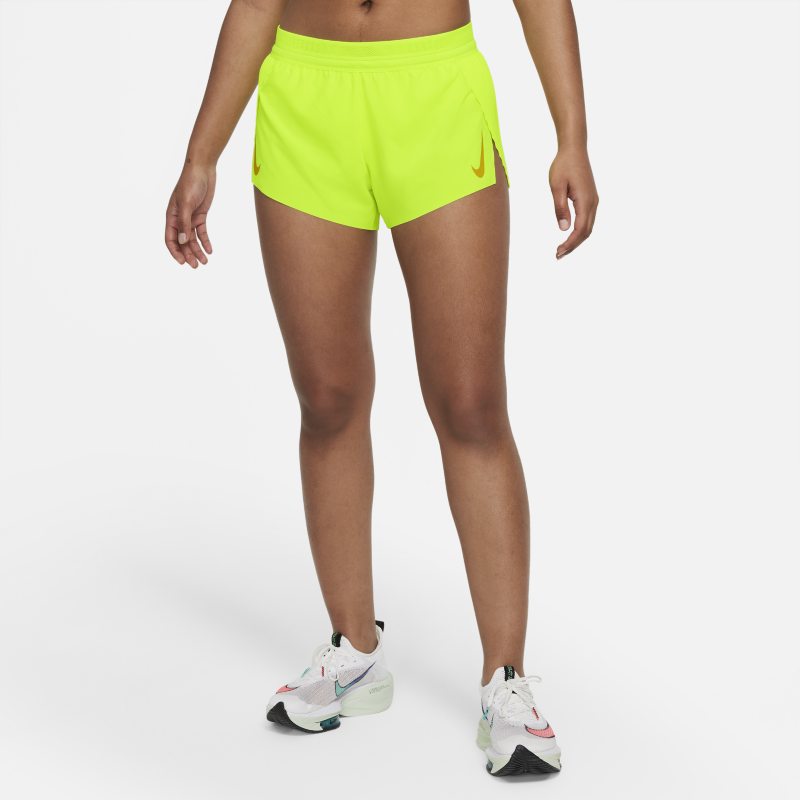 Nike AeroSwift Pantalón corto de running - Mujer - Amarillo