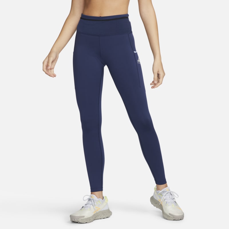 Nike Epic Luxe Leggings de trail running de talle medio - Mujer - Azul