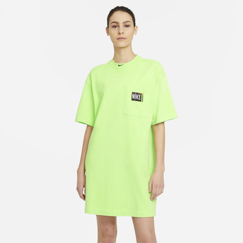 Nike Sportswear Vestido con efecto lavado - Mujer - Verde