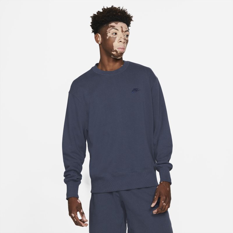 Nike Sportswear Sudadera de tejido Fleece clásica - Hombre - Azul