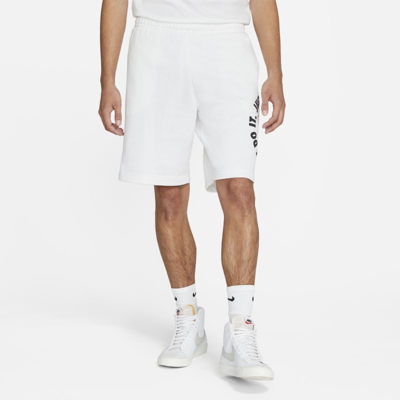 Nike Sportswear JDI Pantalón corto de tejido Fleece - Hombre - Blanco