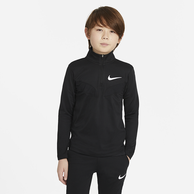 Image of Nike Sport Older Kids' (Boys') Long-Sleeve Training Top - Noir