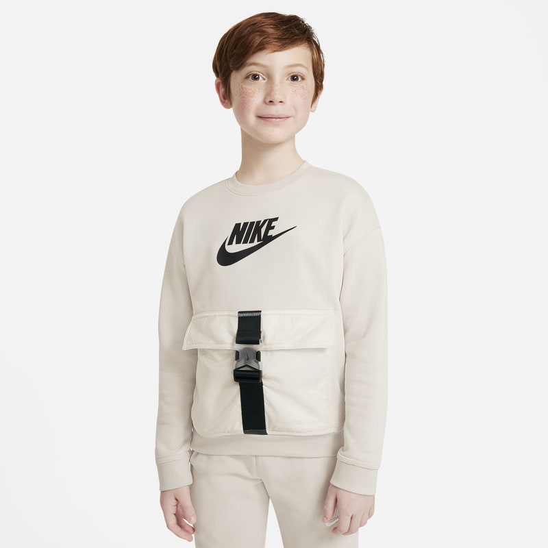 Bluza dla dużych dzieci (chłopców) Nike Sportswear - Szary