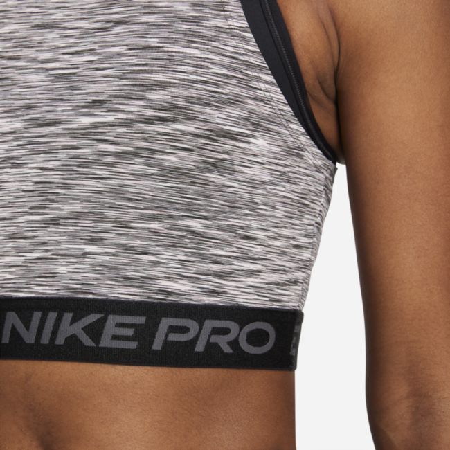 Damska koszulka bez rękawów z kosmicznym zabarwieniem Nike Pro - Czerń