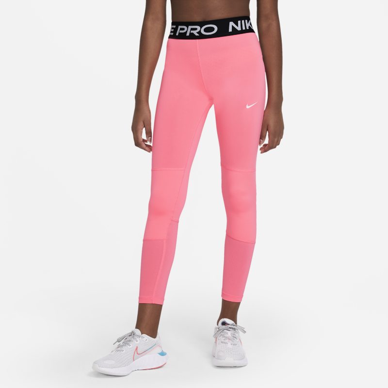 Leggings Nike Pro för ungdom (tjejer) - Rosa