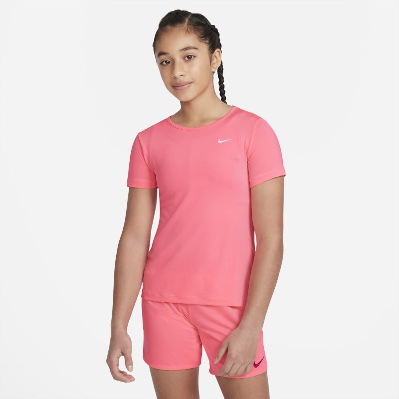 Nike Pro Camiseta de manga corta - Niña - Rosa