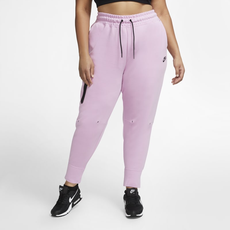 Nike Sportswear Tech Fleece Damesbroek (grote maten) – Roze